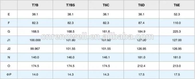 As séries de Denison T6 T7 escolhem a bomba de aleta hidráulica