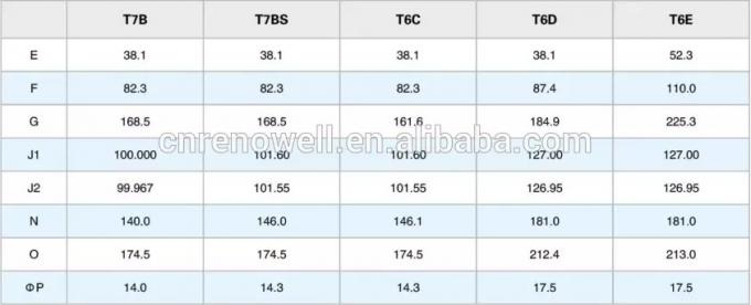 As séries de Denison T6 T7 escolhem a bomba de aleta hidráulica